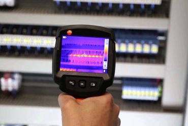 Thermal imaging for electrical faults and hot spots 